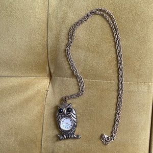 Vintage Gold Owl Necklace